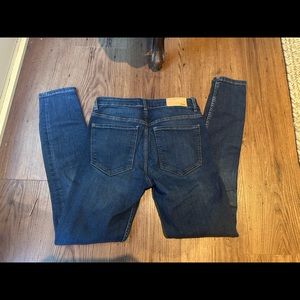 Zara skinny blue jeans size 2 (34 europe)